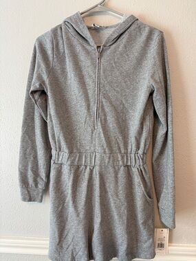 Habitual Girls Grey Hooded Romper
